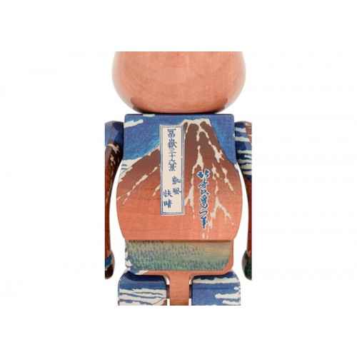 Оригинальная большая фигурка Bearbrick Katsushika Hokusai (Thirty-six Views of Tomitake, Fine Wind, Clear Morning) 1000% - 70см