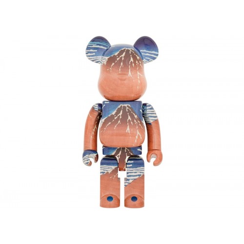 Оригинальная большая фигурка Bearbrick Katsushika Hokusai (Thirty-six Views of Tomitake, Fine Wind, Clear Morning) 1000% - 70см