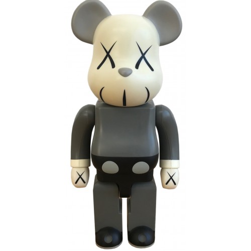 Оригинальная фигурка Bearbrick KAWS 400% Grey - 28см