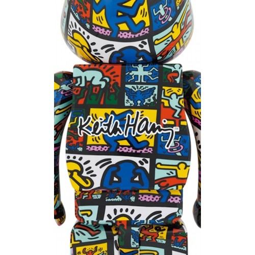 Оригинальная большая фигурка Bearbrick Keith Haring #10 (2G Exclusive) 1000% - 70см