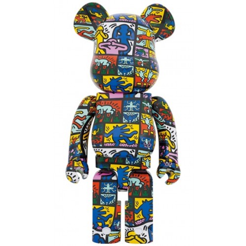 Оригинальная большая фигурка Bearbrick Keith Haring #10 (2G Exclusive) 1000% - 70см