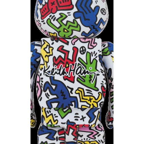 Набор из двух фигурок Bearbrick Keith Haring #1 100% & 400% Set Multi - 7см и 28см. Набор из двух фигурок Bearbrick Keith Haring #1 100% & 400% Set Multi - 7см и 28см.