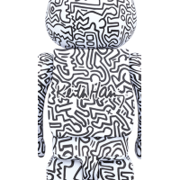 Bearbrick Keith Haring #4 1000% White