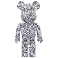 Большая фигурка (70см) Bearbrick Keith Haring #4 1000% White