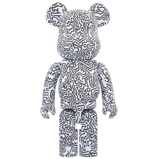Большая фигурка (70см) Bearbrick Keith Haring #4 1000% White