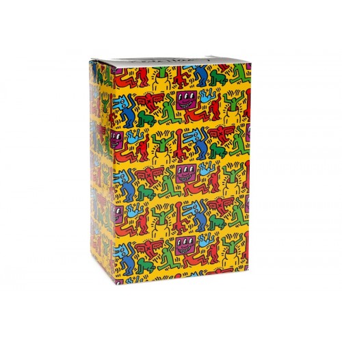 Оригинальный набор фигурок Bearbrick Keith Haring #5 100% & 400% Set - 7см и 28см