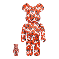 Набор фигурок (7см и 28см) Bearbrick KEITH HARING #6 100% & 400% Set