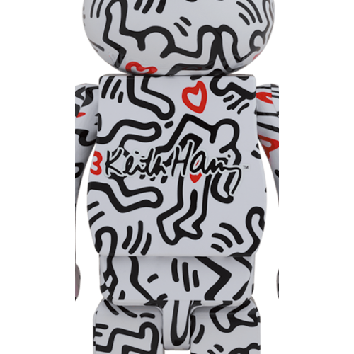 Оригинальная большая фигурка Bearbrick Keith Haring #8 1000% - 70см