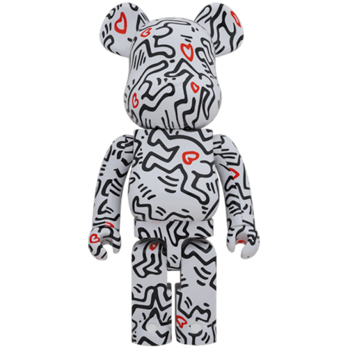 Оригинальная большая фигурка Bearbrick Keith Haring #8 1000% - 70см