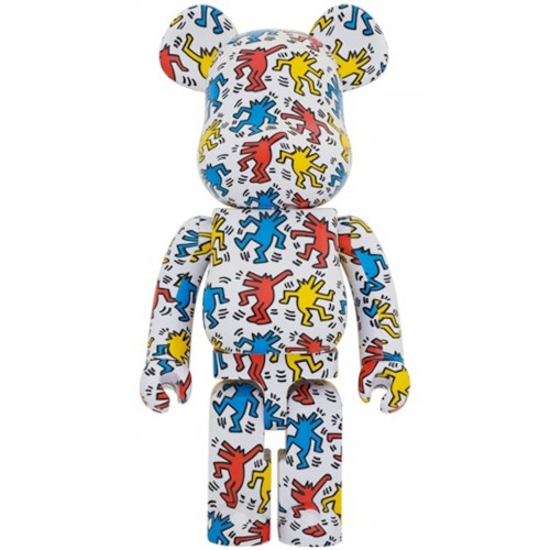 Оригинальная большая фигурка Bearbrick Keith Haring #9 1000% - 70см