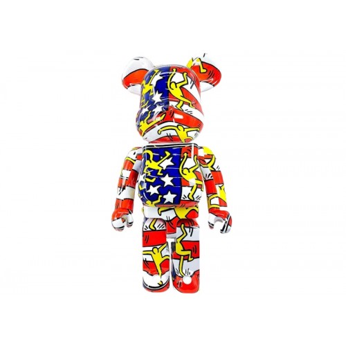 Оригинальная большая фигурка Bearbrick Keith Haring DesignerCon 1000% - 70см