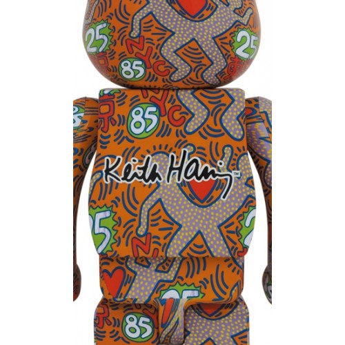 Оригинальная большая фигурка Bearbrick Keith Haring "Special" 1000% - 70см