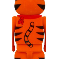 Bearbrick Kellogs Corn Frosties Tony The Tiger Vintage Flocky 100% & 400% Set
