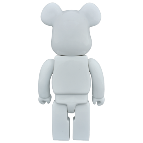 Оригинальная фигурка Bearbrick K.Olin Tribu 400% White - 28см