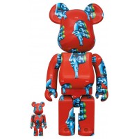 Набор фигурок (7см и 28см) Bearbrick Kukki! 100% & 400% Set