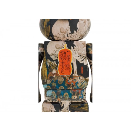 Оригинальная большая фигурка Bearbrick Utagawa Kuniyoshi (The Haunted Old Palace at Soma) 1000% - 70см