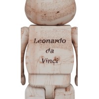 Bearbrick Leonardo da Vinci (Vitruvian Man) 100% & 400% Set