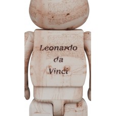 Bearbrick Leonardo da Vinci (Vitruvian Man) 100% & 400% Set