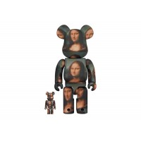 Набор фигурок (7см и 28см) Bearbrick Leonardo De Vinci Mona Lisa 100% & 400% Set