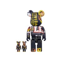 Набор фигурок (7см и 28см) Bearbrick Levis Banner 100% & 400% Set