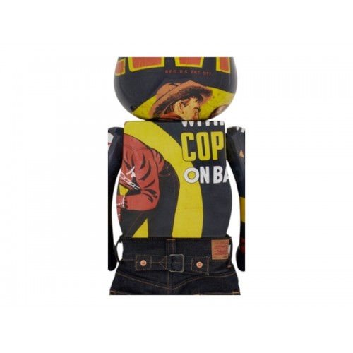 Оригинальная большая фигурка Bearbrick Levis Banner 1000% - 70см