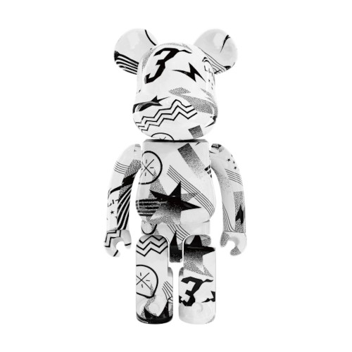 Оригинальная большая фигурка Bearbrick Li-Ning Fashion 1000% White - 70см