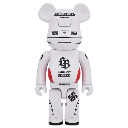 Оригинальная большая фигурка Bearbrick Liberty Walk Riba40-Kun 1000% - 70см