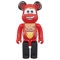 Фигурка (28см) Bearbrick Lighting McQueen 400% Red