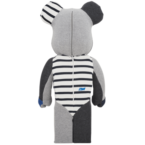 Оригинальная большая фигурка Bearbrick Loopwheeler 2018 Version 1000% Multi - 70см