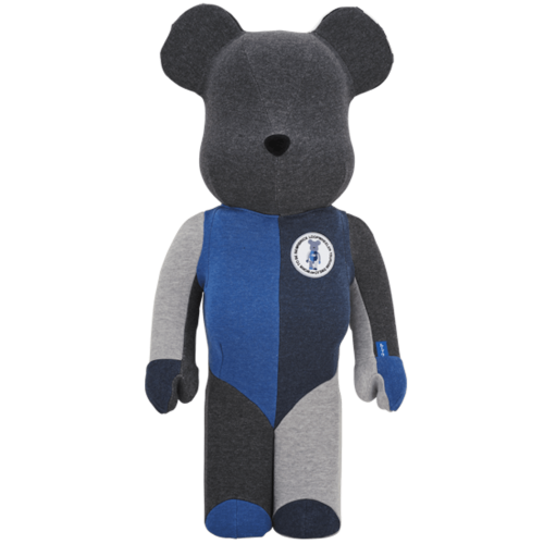 Оригинальная большая фигурка Bearbrick Loopwheeler 2018 Version 1000% Multi - 70см