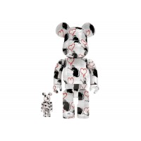 Набор фигурок (7см и 28см) Bearbrick Love Rat 100% & 400% Set