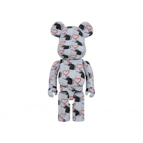 Оригинальная большая фигурка Bearbrick Love Rat 1000% - 70см