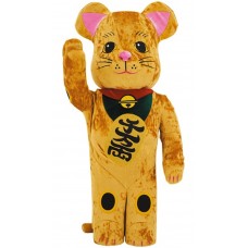 Большая фигурка (70см) Bearbrick Lucky Cat Gold Costume Edition 1000%