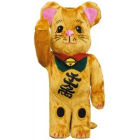 Bearbrick Lucky Cat Gold Costume Edition 400%