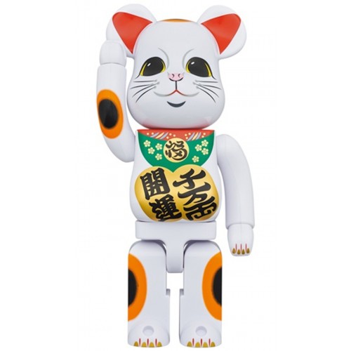 Оригинальная фигурка Bearbrick Lucky Cat Good Luck Ten Million Ryo 400% - 28см