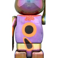 Bearbrick Lucky Cat Good Luck Ten Million Ryo Black Transparent Plating 100% & 400% Set