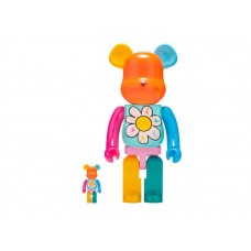 Набор фигурок (7см и 28см) Bearbrick Macau 2023 x Mira Cats 100% & 400% Set