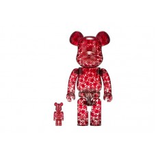 Набор фигурок (7см и 28см) Bearbrick Macau 2023 x Sandro 100% & 400% Set