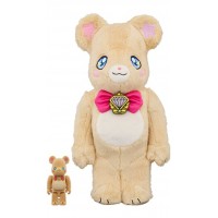 Набор фигурок (7см и 28см) Bearbrick Mahou Tsukai PreCure Mofurun 100% & 400% Set