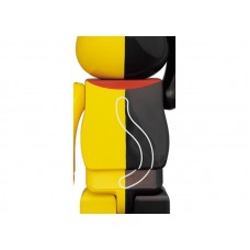 Bearbrick Maneki Neko 100% & 400% Set Black/Yellow
