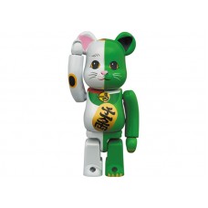 Bearbrick Maneki Neko 100% & 400% Set White/Green