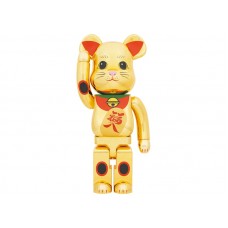 Большая фигурка (70см) Bearbrick Maneki Neko Fukuiri 1000% Gold Plated