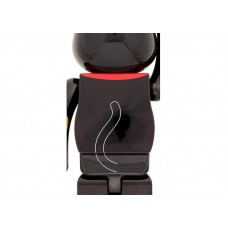 Bearbrick Maneki Neko Gold Luck 1000% Black Plated