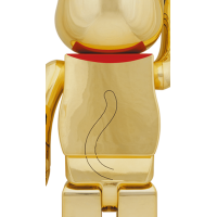 Bearbrick Maneki Neko Gold Plated Ascension 1000%