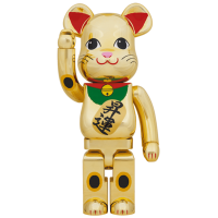 Bearbrick Maneki Neko Gold Plated Ascension 1000%