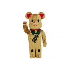 Bearbrick Maneki Neko Gold Wealth Luck Kigurumi 1000%