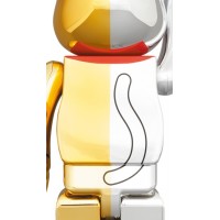 Bearbrick Maneki Neko Good Luck Silver x Ten Million Gold 100% & 400% Set Silver/Gold