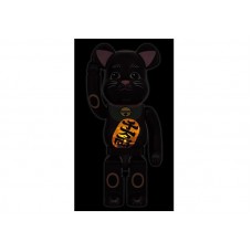Bearbrick Maneki Neko Luminous 1000% Black Plated