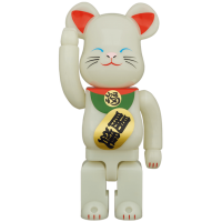 Фигурка (28см) Bearbrick Maneki Neko Phosphorescent 2 400%