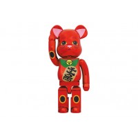 Bearbrick Maneki Neko Plum Gold Plated 1000%